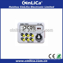 LCD-Anzeige Countdown-Timer mit Uhr CT-136